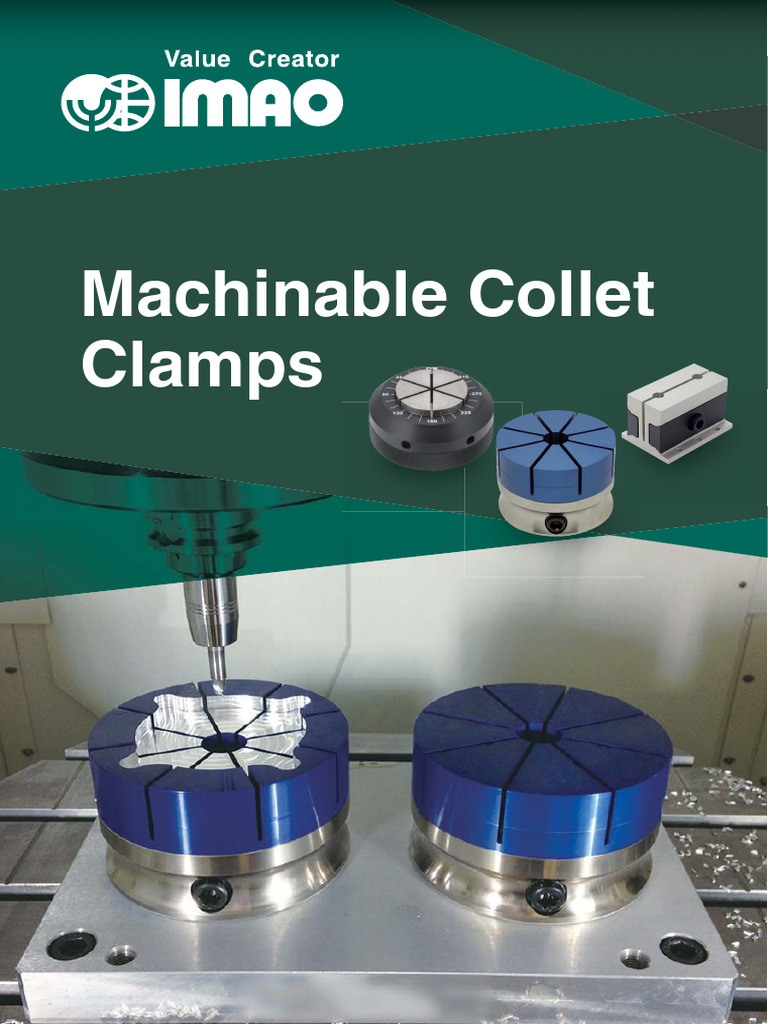 Machinable Collet Clamps CAD Download | PDF | Machining