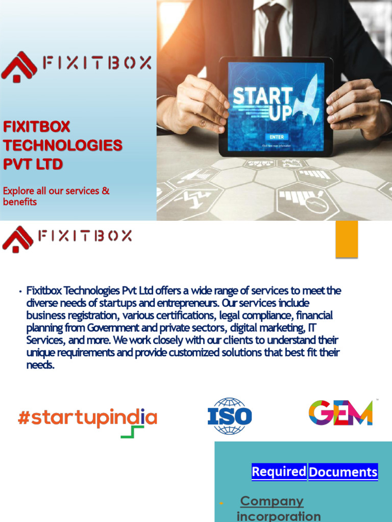 Fixitbox Technologies Services Overview | PDF