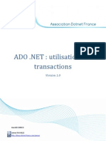 ADO .NET - Utilisation Des Transactions