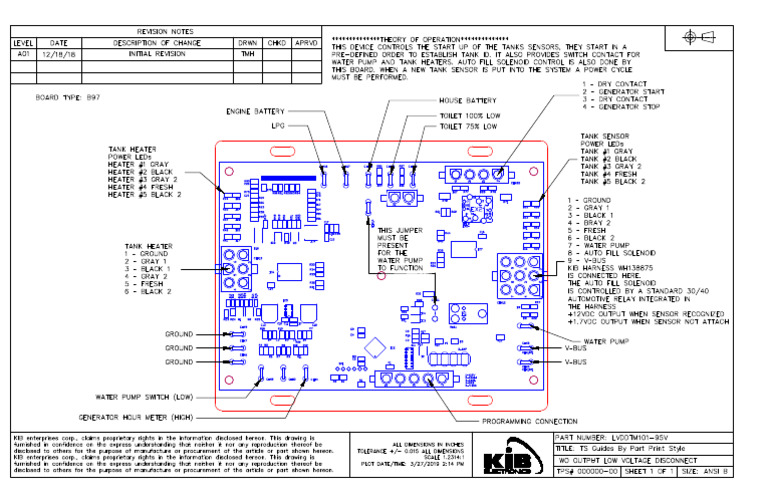 Tmsc-100 Board Layout With Comments Send | PDF