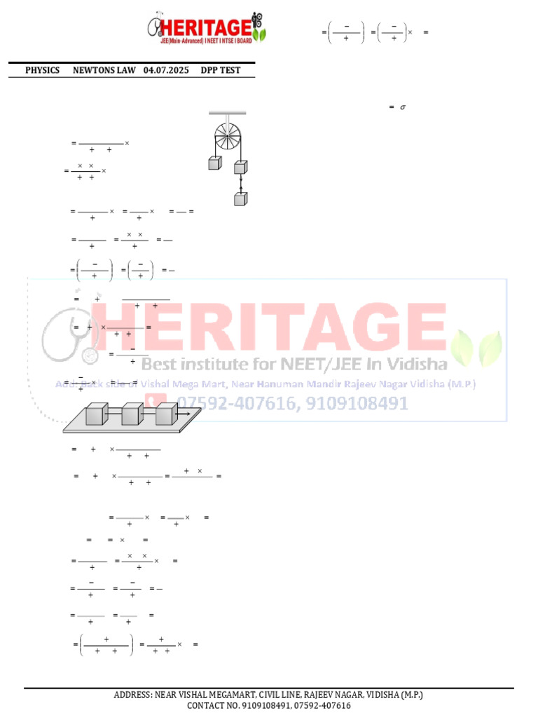 11th JEE NEET NLM Basic Worksheet 04.07.25 Solution | PDF | Chess ...