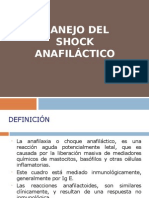 Manejo Del Shock Anafiláctico