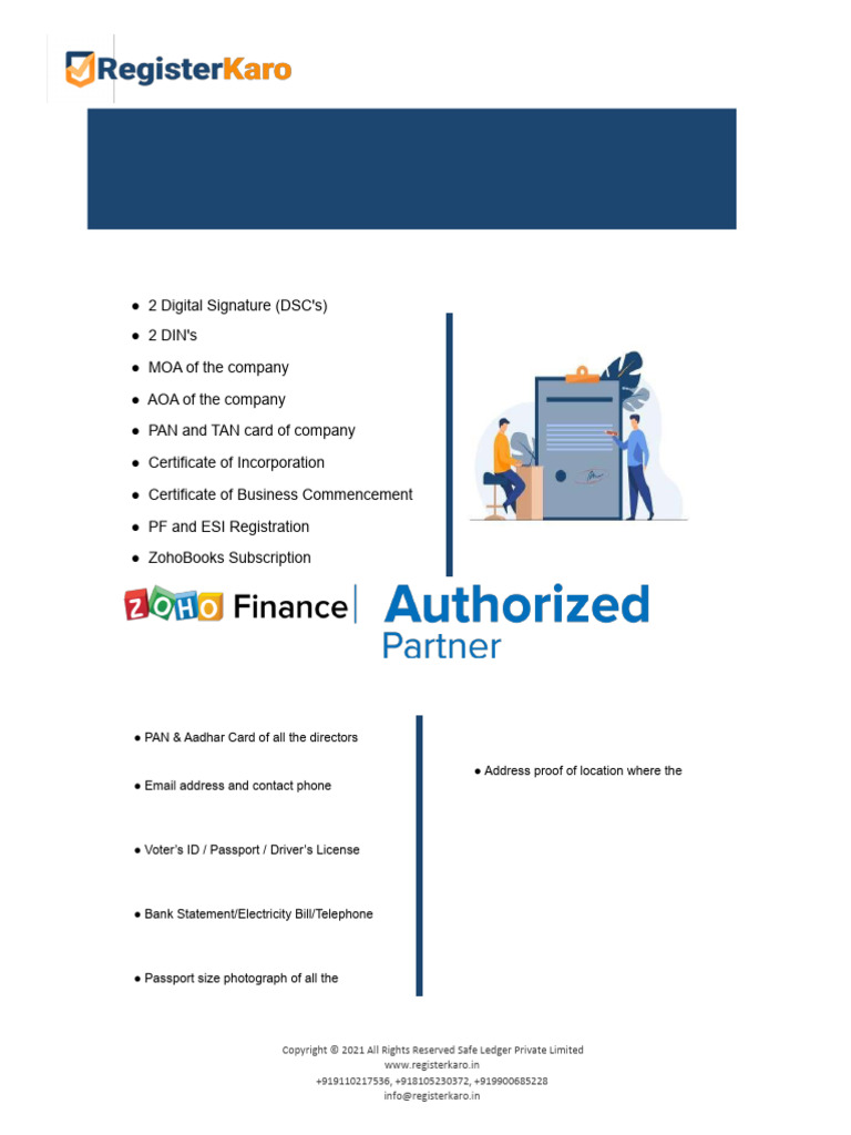 Private Limited Company Registration Package | PDF