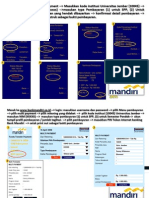 Tatacara Pembayaran Melalui Bank Mandiri