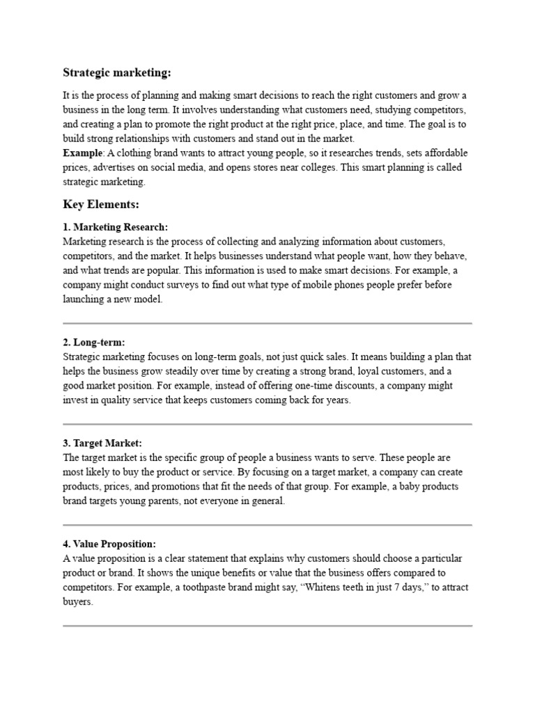 Strategic Marketing Essentials Explained | PDF | Marketing | Digital ...