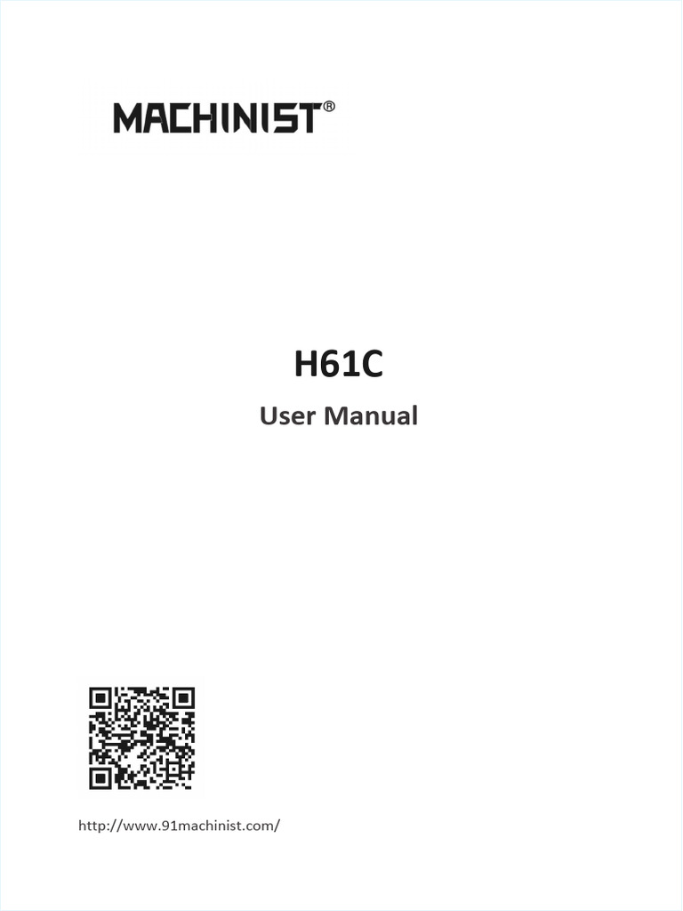 H61C Motherboard User Manual | PDF | Bios | Booting