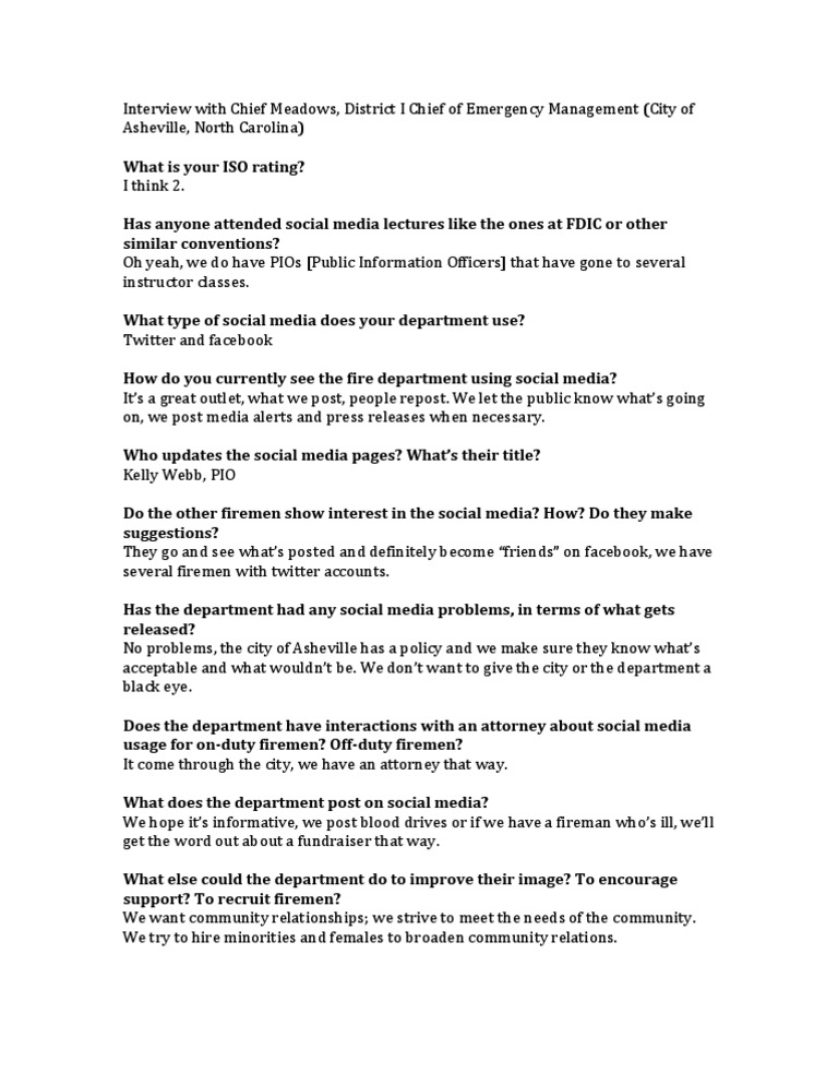 Fire Interview 03 | PDF | Social Science | Self-Improvement