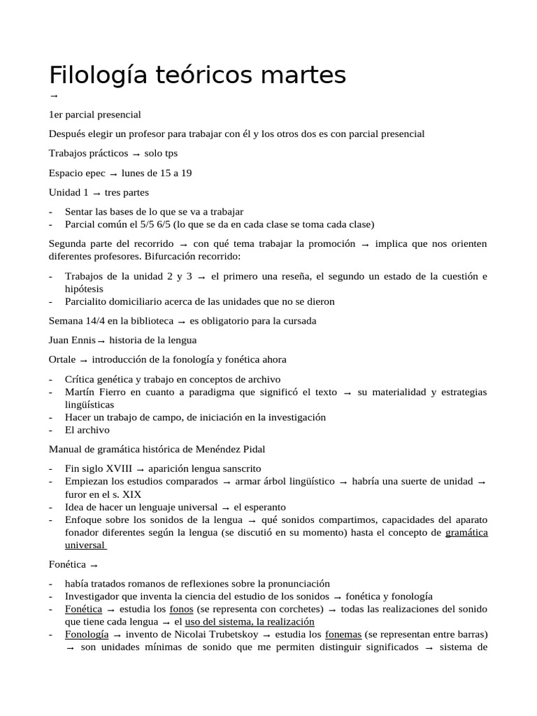 Fundamentos de Filología y Crítica Textual | PDF | Filología | Artes ...