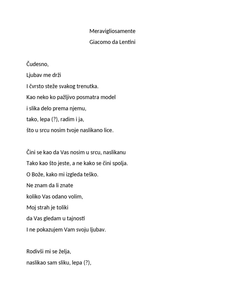 Meravigliosamente-2 Sofija RIstic | PDF