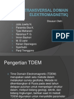 Geofisika Kelompok 9. Tdem