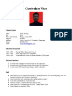 Curriculum Vitae