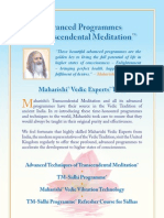 2012 Advanced Programmes of Transcendental Meditation