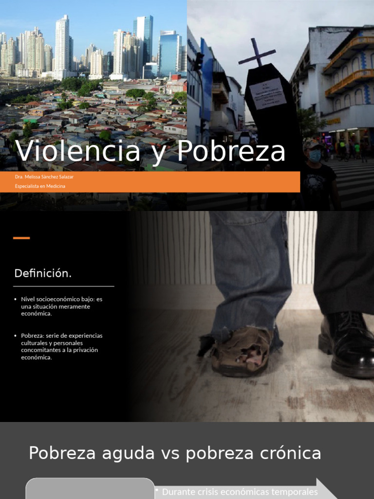 Impacto de la Pobreza en la Violencia | PDF | Violencia | Pobreza
