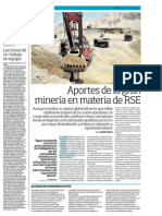 RSE - Aportes de La Gran Minería en Materia de RSE