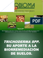 Biorremediación Trichoderma, PROBIOMA Marzo 2012