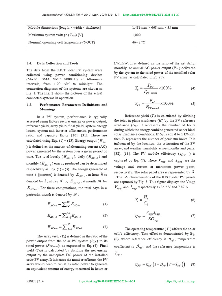 Solar PV System Performance Analysis | PDF | Photovoltaic System ...