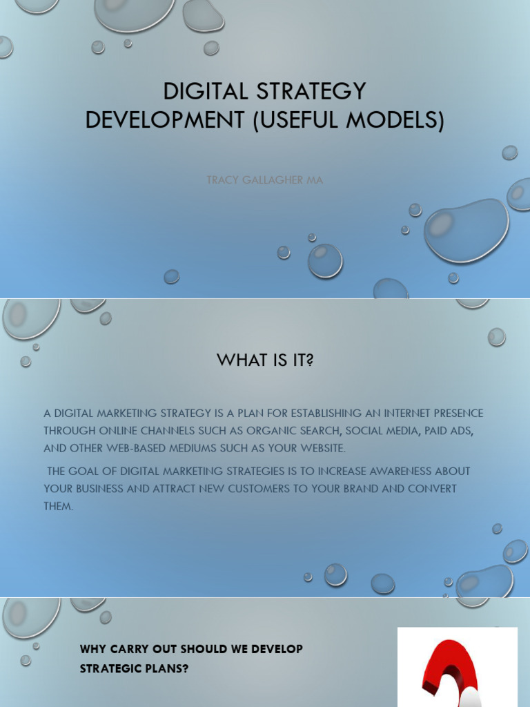 Digital Strategy | PDF | Digital Marketing | Marketing