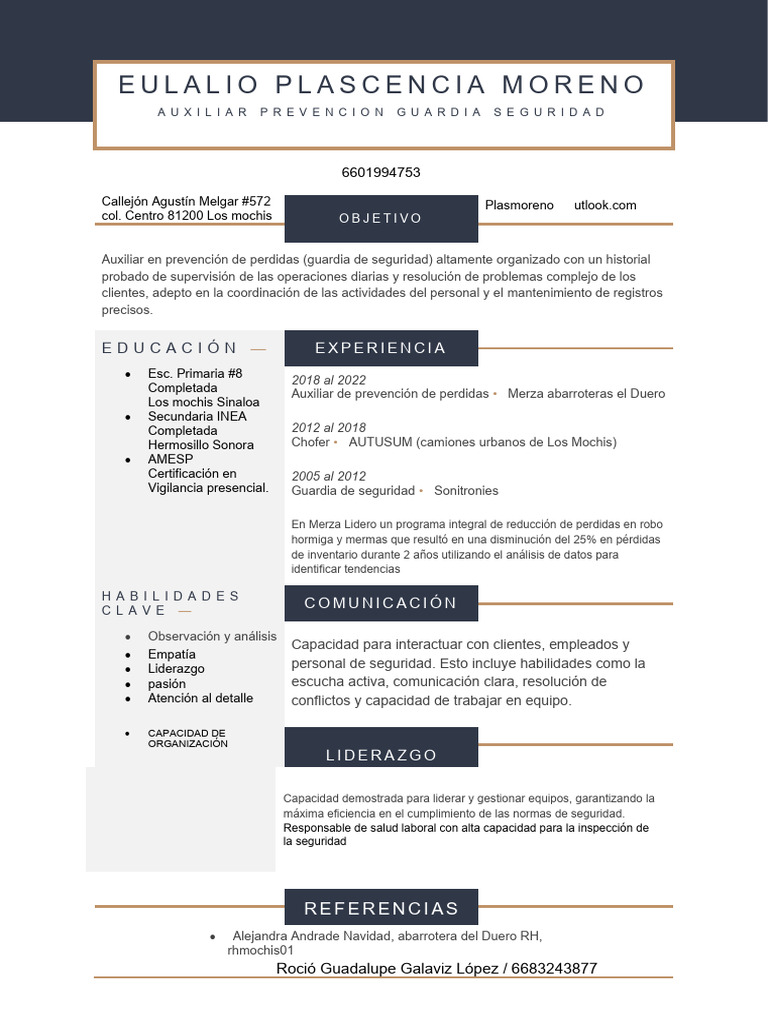 Curriculum Vitae Plascencia Moreno - 1