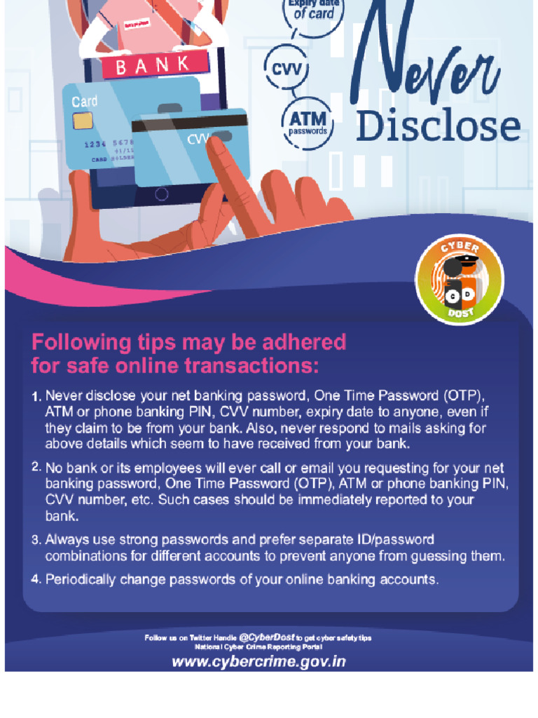 Don't Disclose | PDF