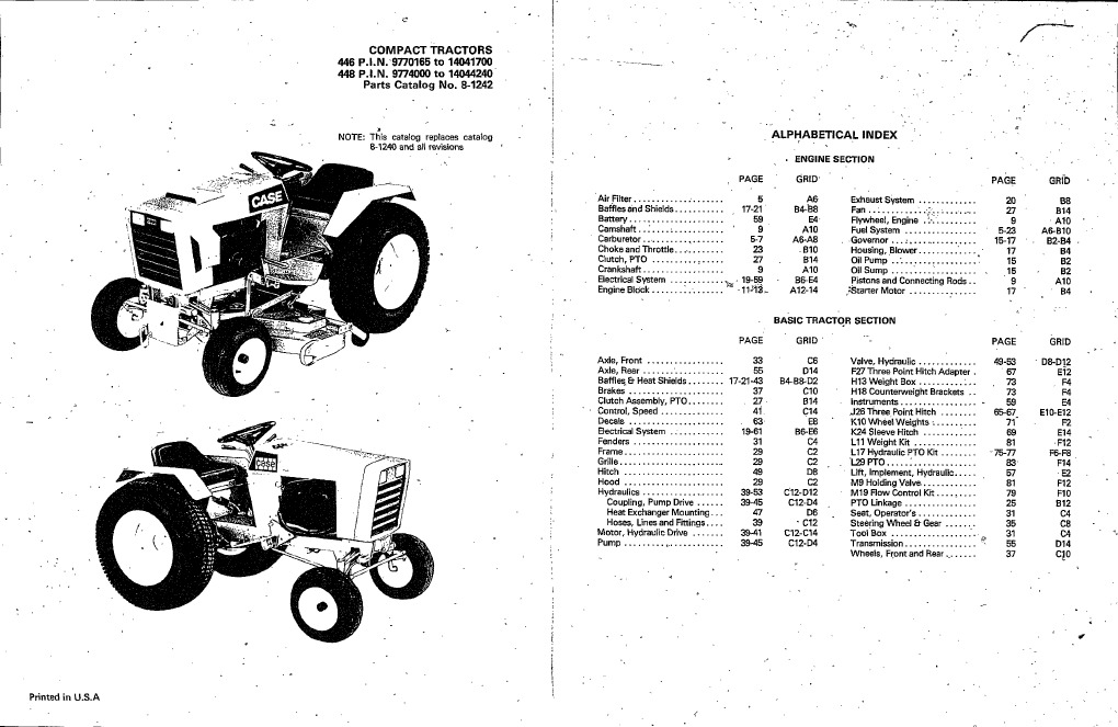 Case 446 (My) Parts Manual | PDF