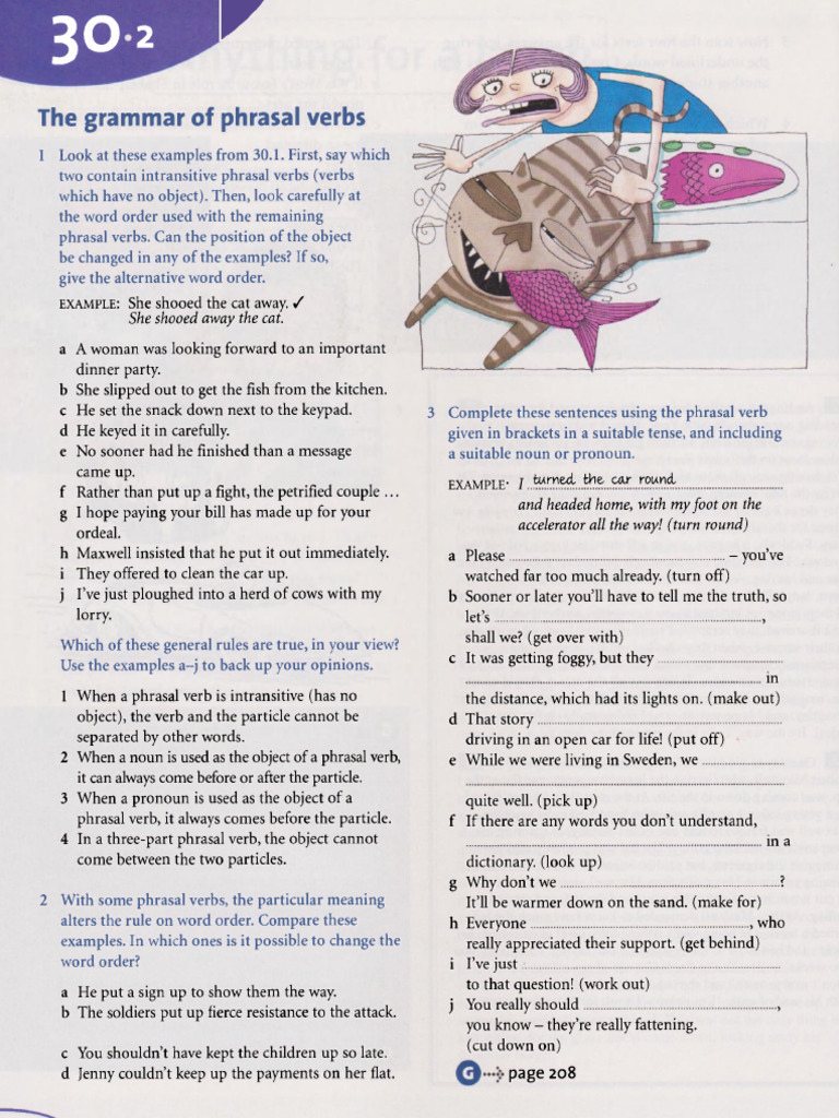 Grammar of Phrasal Verbs | PDF