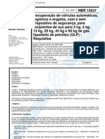 NBR 14537 - Recuperacao de Valvulas Automaticas Registros E Engates Com E Sem Dispositivo de Segu