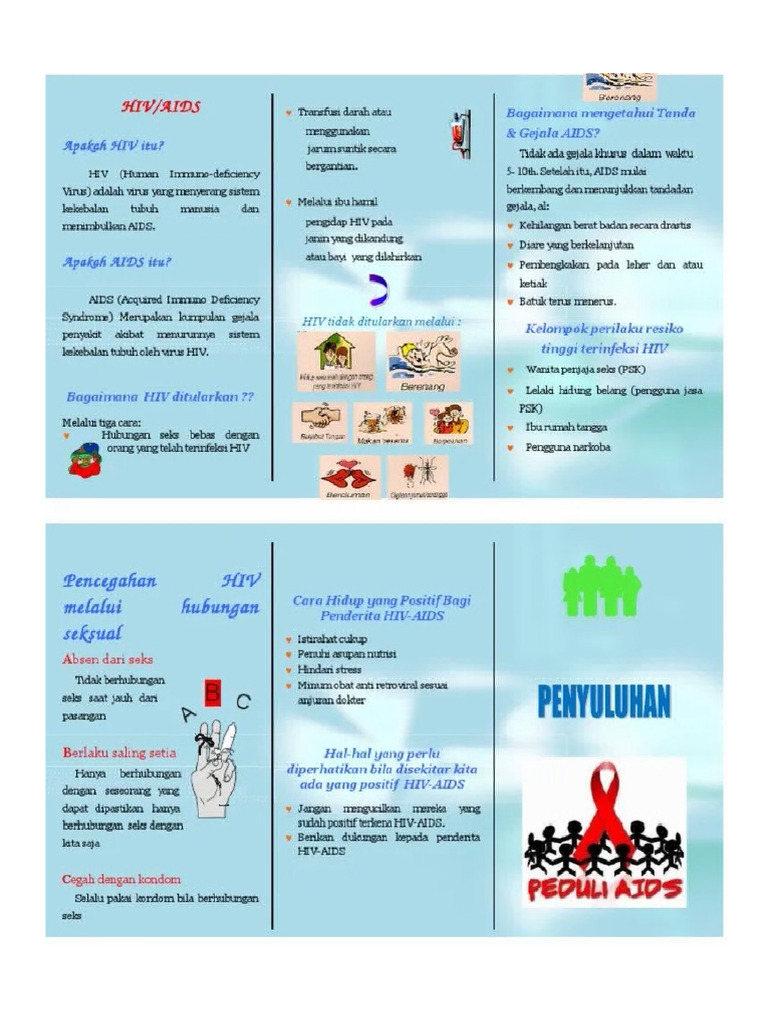Leaflet Hiv | PDF