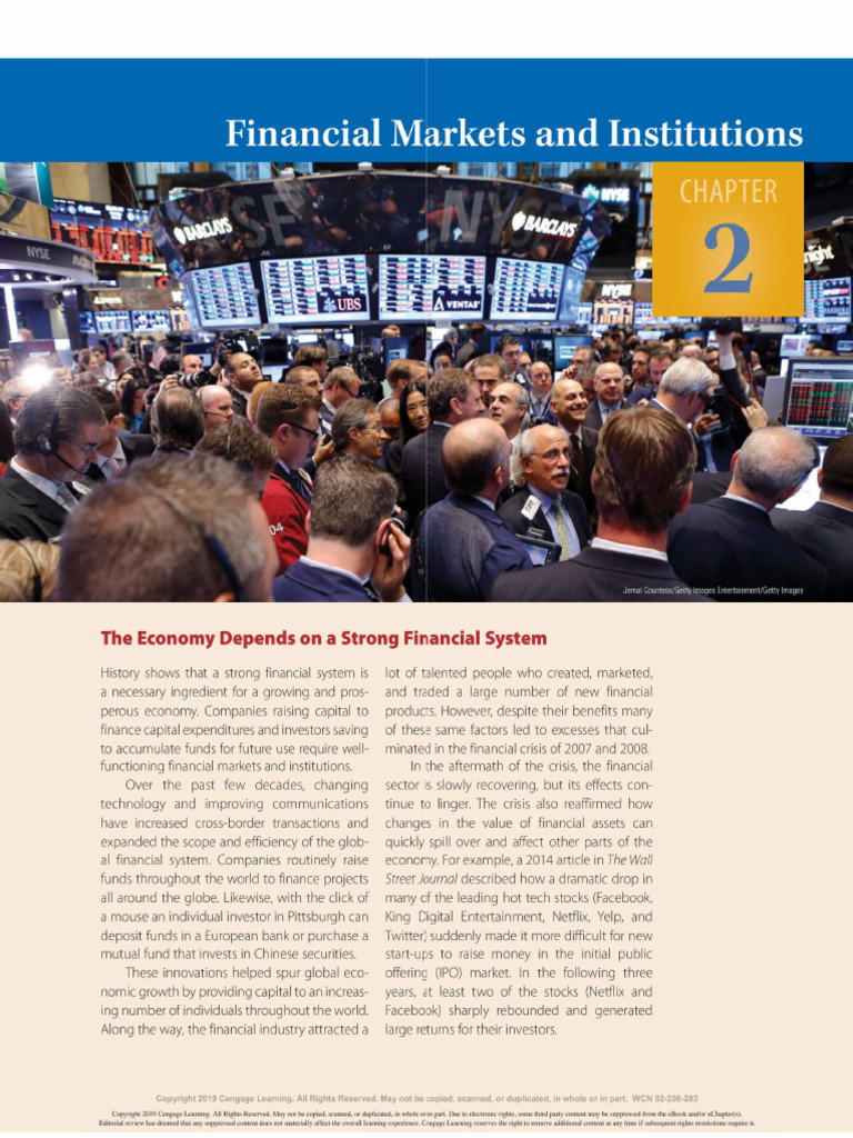 Financial Markets and Institutions | PDF