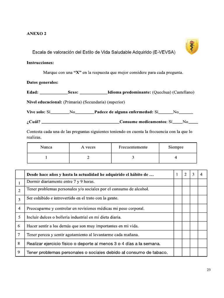 Evesa Oficial | PDF