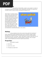 Download Shoe Polish by suleman205 SN88726985 doc pdf