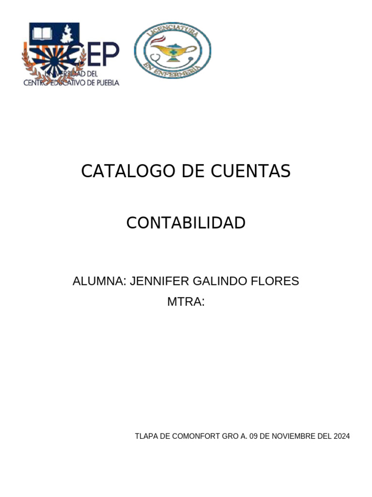 Catálogo de Cuentas Contables 2024 | PDF | Bancos | Dinero