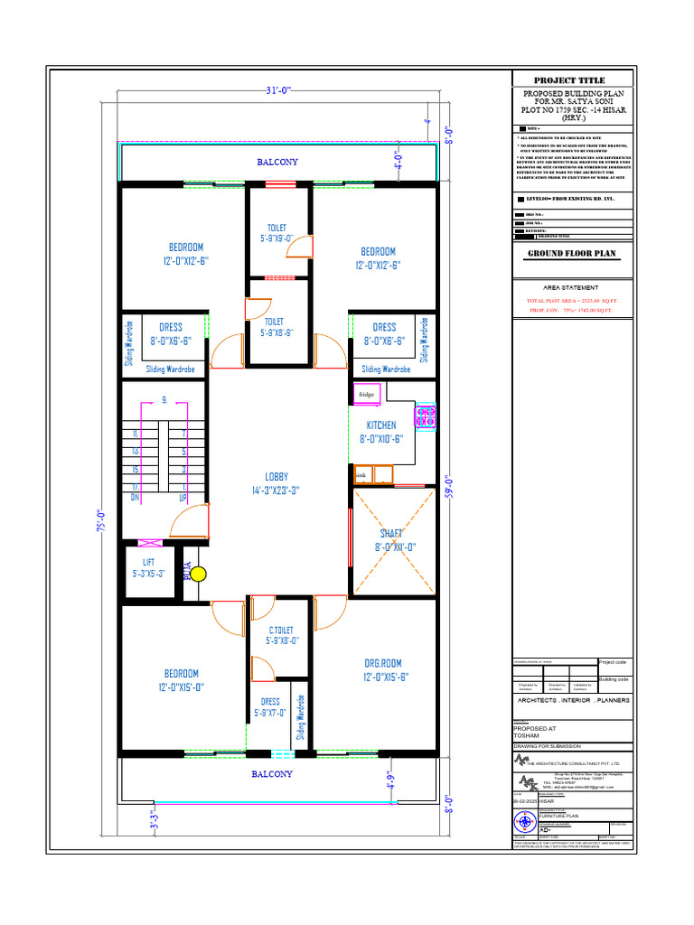 Ground Floor Plan Alt - 1 | PDF