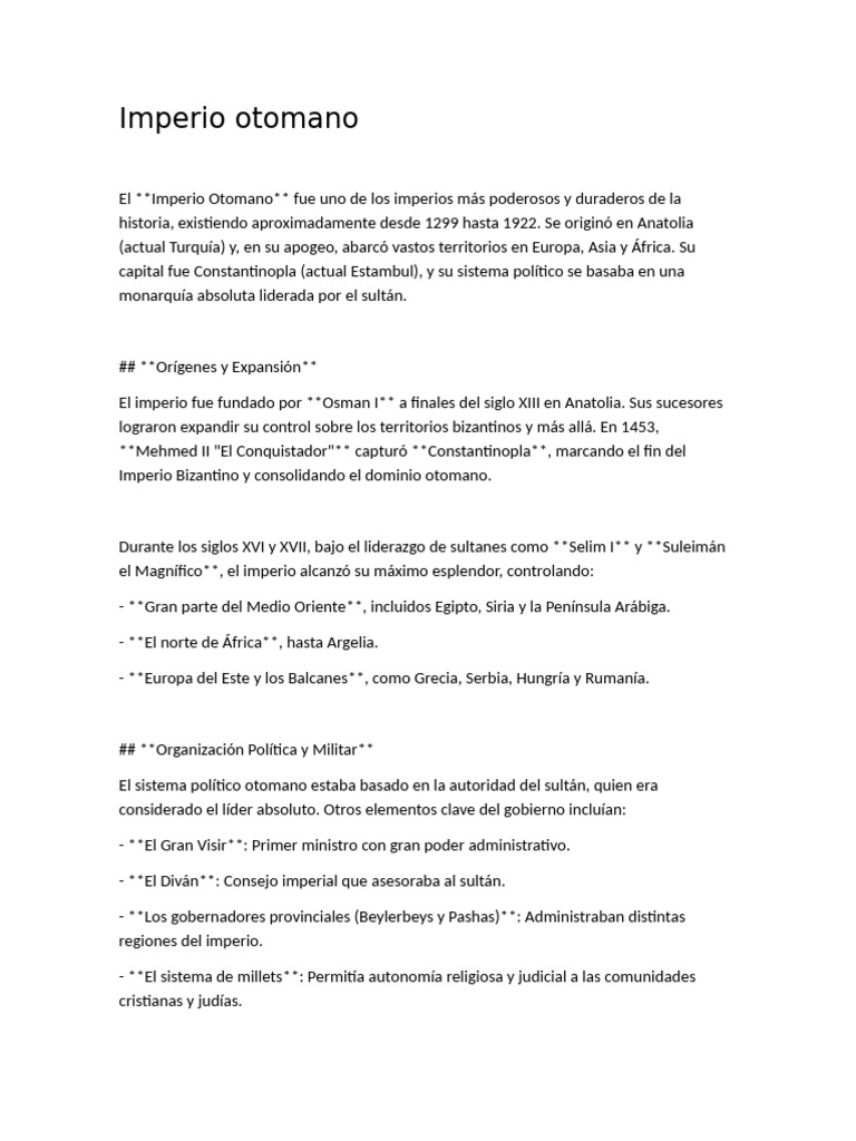 Historia | PDF | imperio Otomano | imperio Bizantino