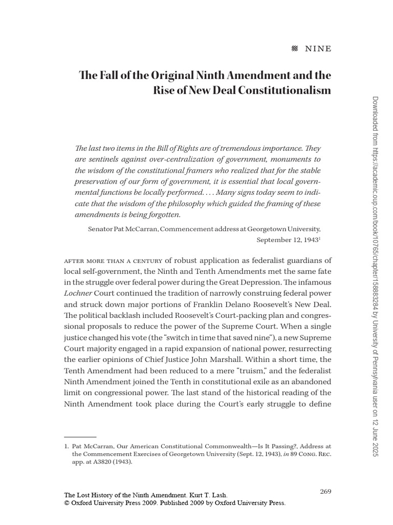 Acprof 9780195372618 Chapter 09 | PDF | Tenth Amendment To The United ...