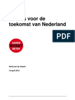 PvdA - PvdA - Keuzes Voor de Toekomst Van Nederland