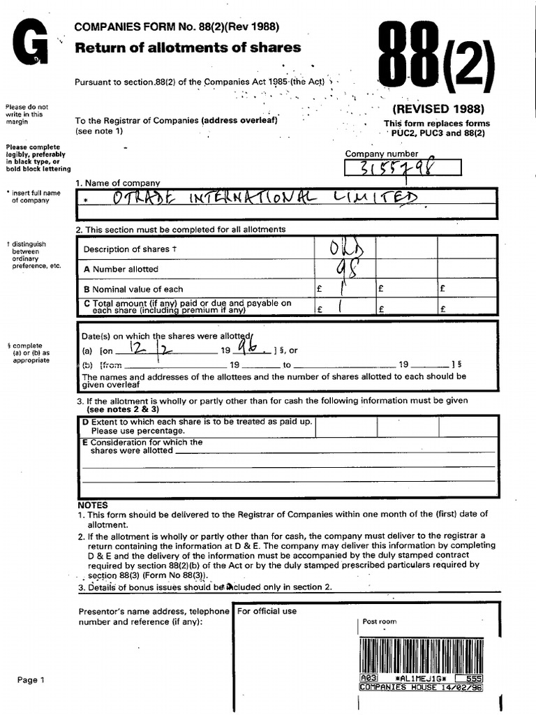 Companies House Document | PDF