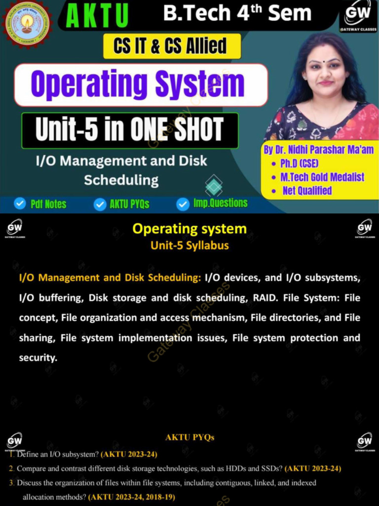 OS U-5 ONE SHOT Notes | PDF