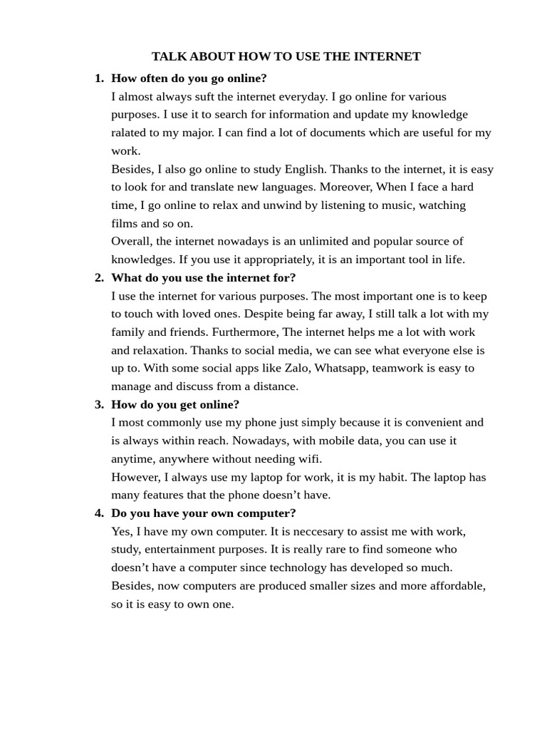 Effective Internet Usage Tips | PDF | Internet | Computing