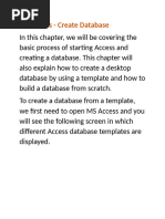MS Access Data Types Overview | PDF | Data Type | Microsoft Access