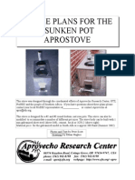 SIMPLE PLANS FOR THE SUNKEN POT APROSTOVE