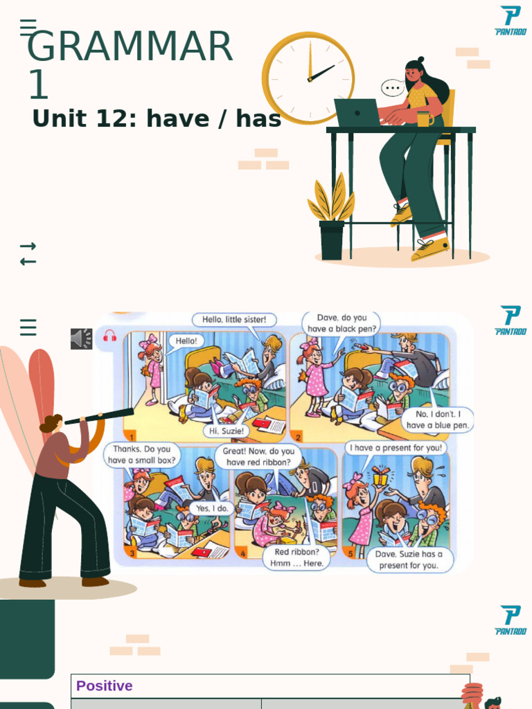 Grammar Guide: Have vs. Has | PDF