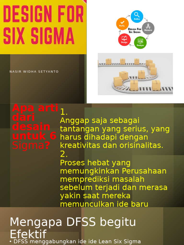 Design For Six Sigma | PDF