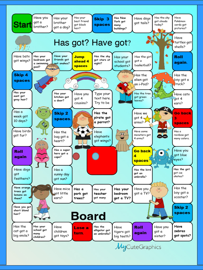 Board Game Have Has | PDF | Zoology