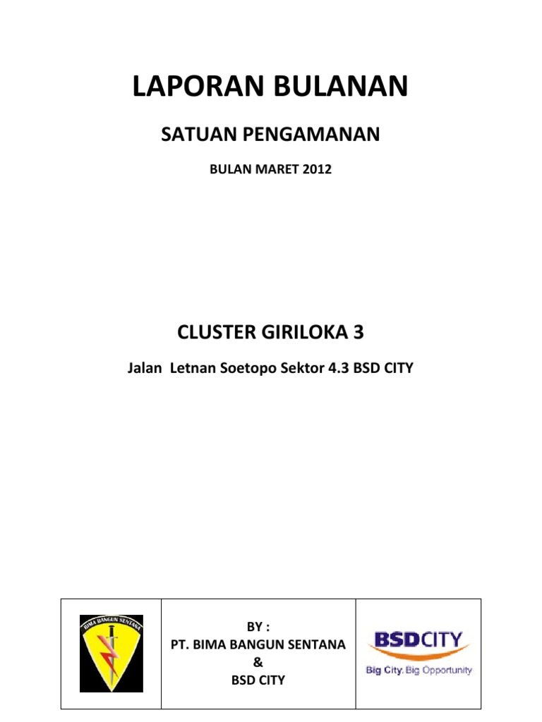 Laporan Bulanan
