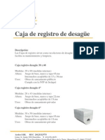 Caja de Registro de Desague