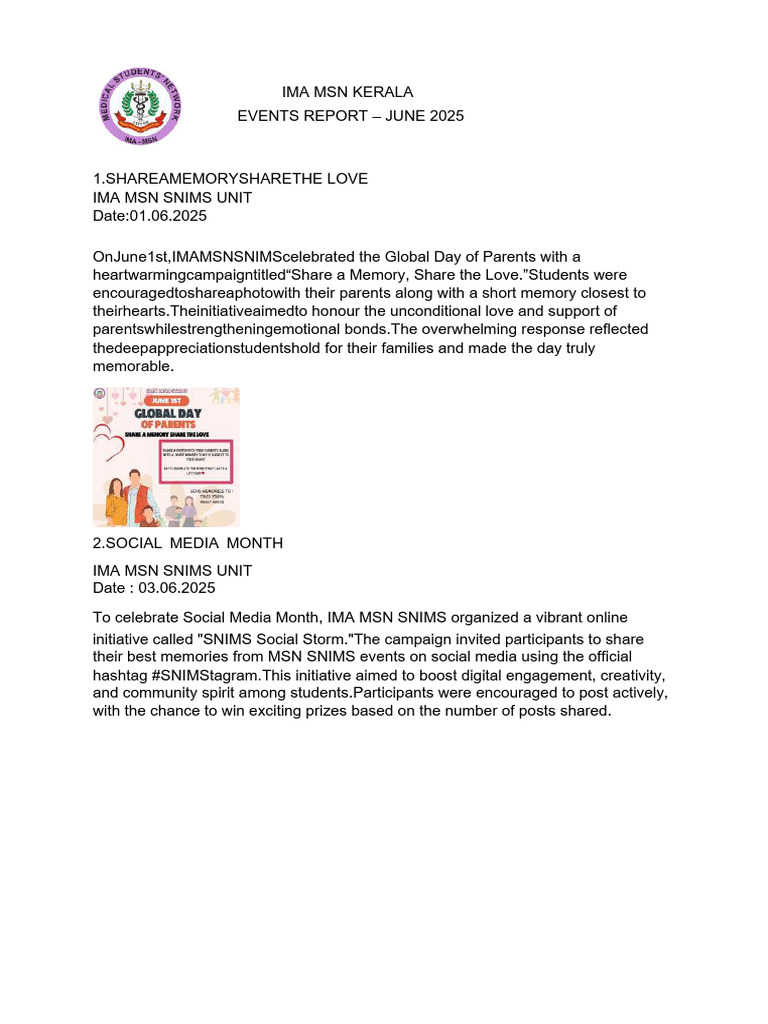 JUNE REPORT - PDF - 20250709 - 205615 - 0000 - Compressed | PDF | Blood ...