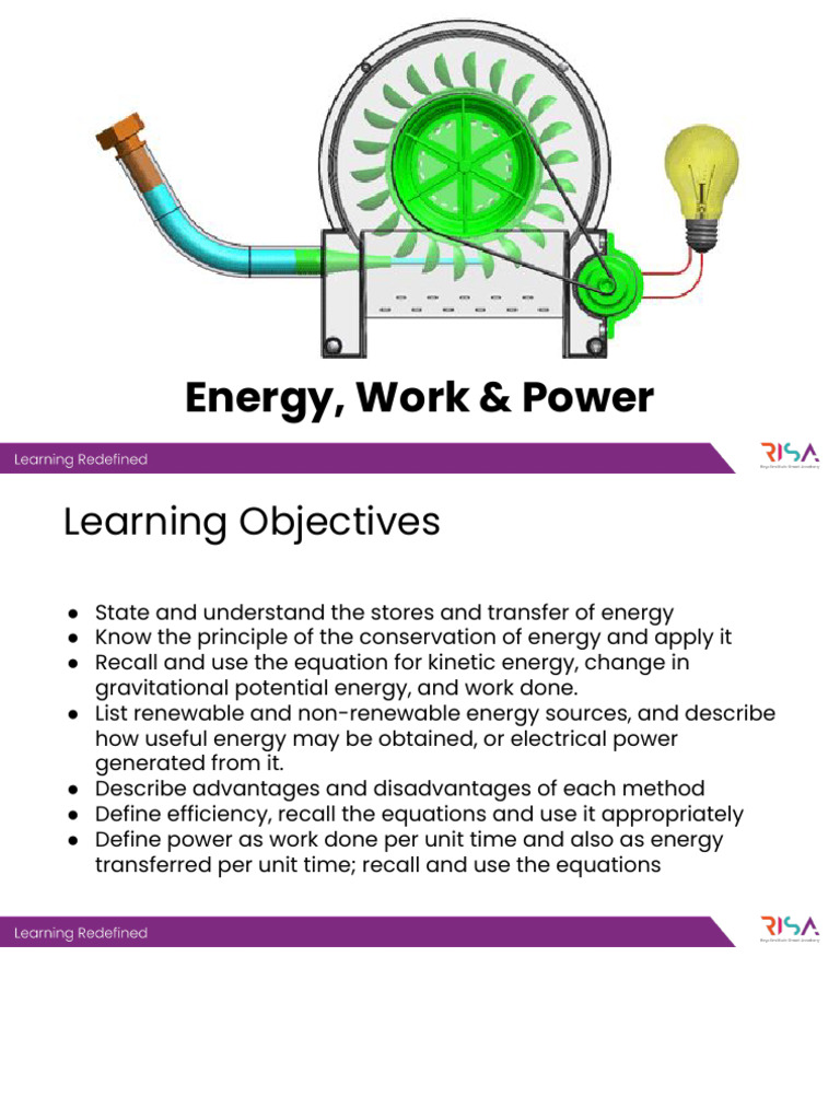 Energy Stores, Transfers, and Conservation | PDF | Fuels | Solar Energy