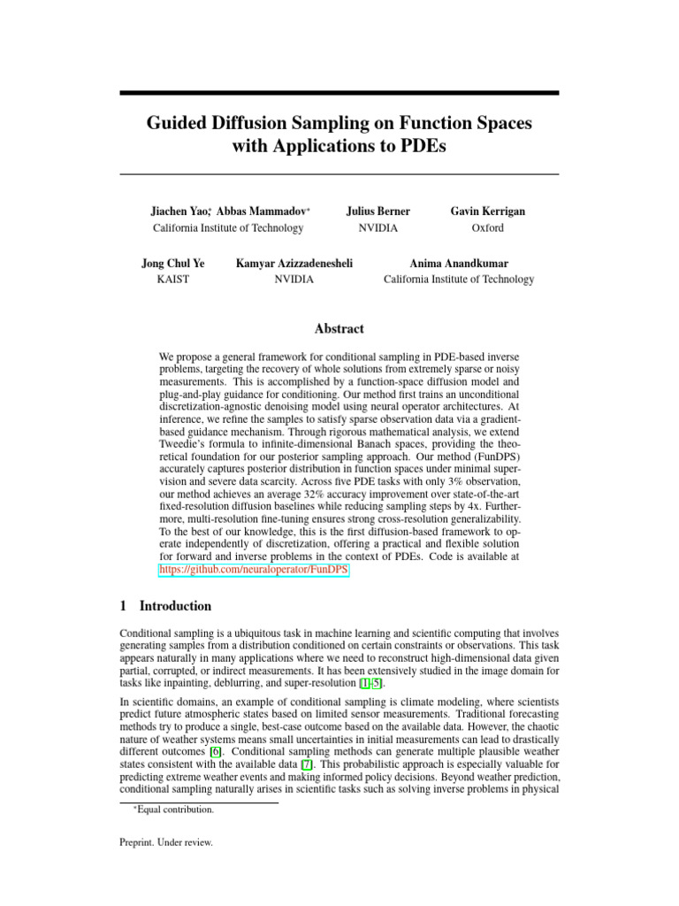 Guided Diffusion Sampling | PDF | Partial Differential Equation ...