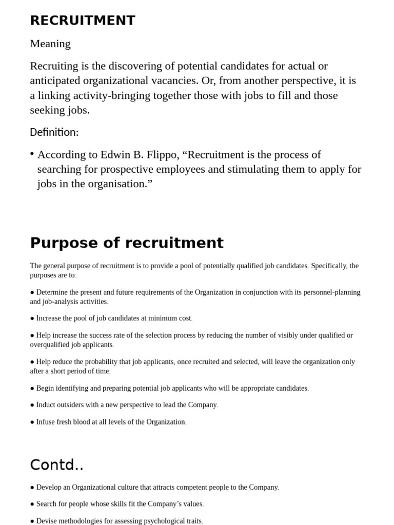 Recruitment Strategies and Importance | PDF | Recruitment | Employment