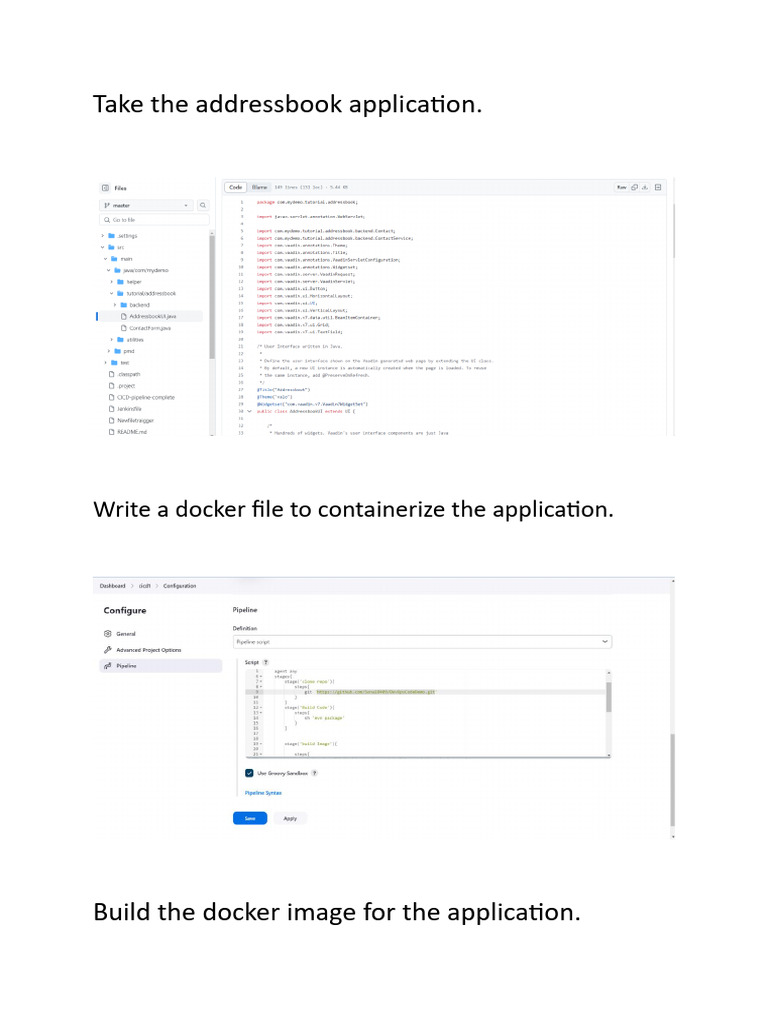 Containerizing an Addressbook App with Docker | PDF